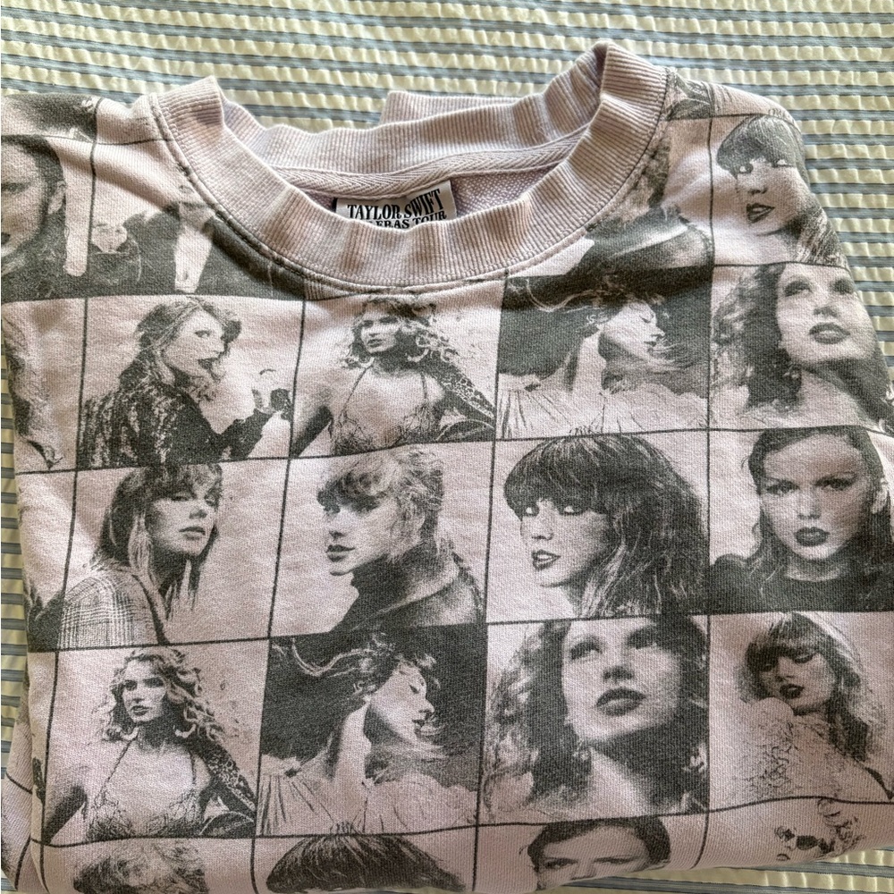 Calling All Swifties! Eras Tour Cropped Crewneck Sweatshirt